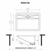 Ruvati 20 x 14 inch Brushed Stainless Steel Undermount Ramp Bathroom Sink Stainless Steel RVH6140ST